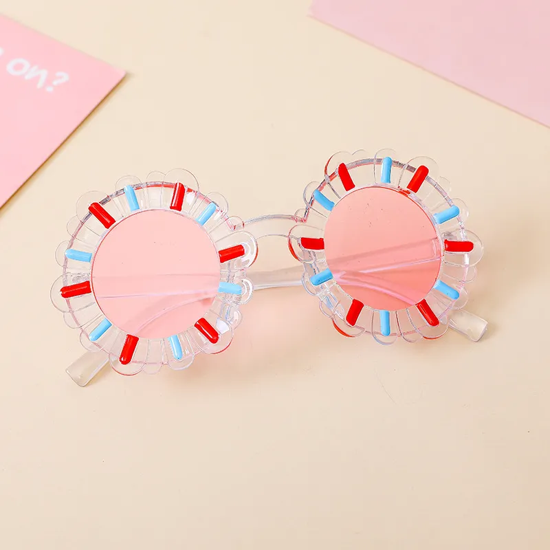 Toddler/kids Likes Sunflower Shape, Fashionable Personality Glasses