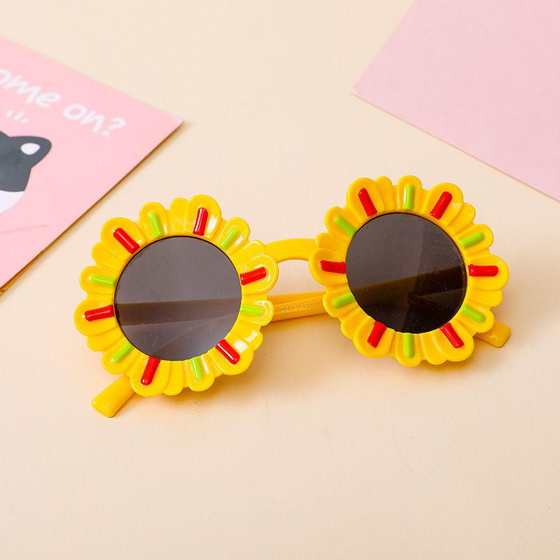 Toddler/kids Likes Sunflower Shape, Fashionable Personality Glasses