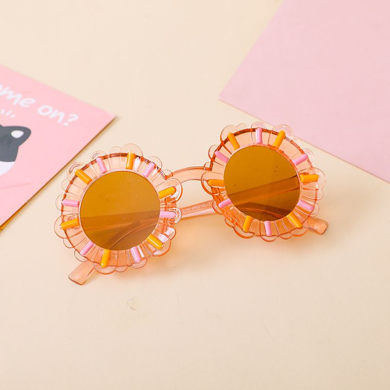 Toddler/kids Likes Sunflower Shape, Fashionable Personality Glasses