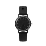 Toddler/kids Candy Color Silicone Quartz Student Watch for Unisex Black