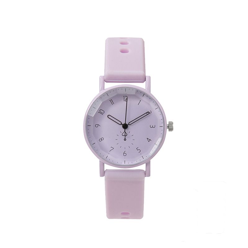 Toddler/kids Candy Color Silicone Quartz Student Watch For Unisex