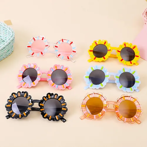 Toddler/kids likes Sunflower shape, fashionable personality glasses
