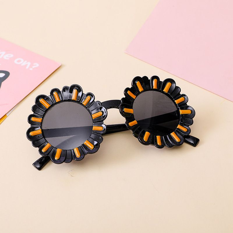 Toddler/kids Likes Sunflower Shape, Fashionable Personality Glasses