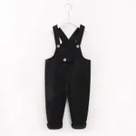 Baby / Toddler Stylish Solid Overalls Black