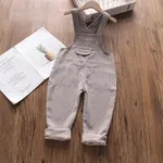 Toddler Boy Chic Vintage corduroy Overalls Grey