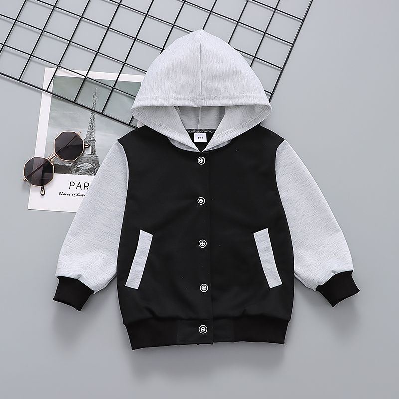 Toddler Boy Trendy Colorblock Hooded Bomber Jacket Only 18.99 PatPat US