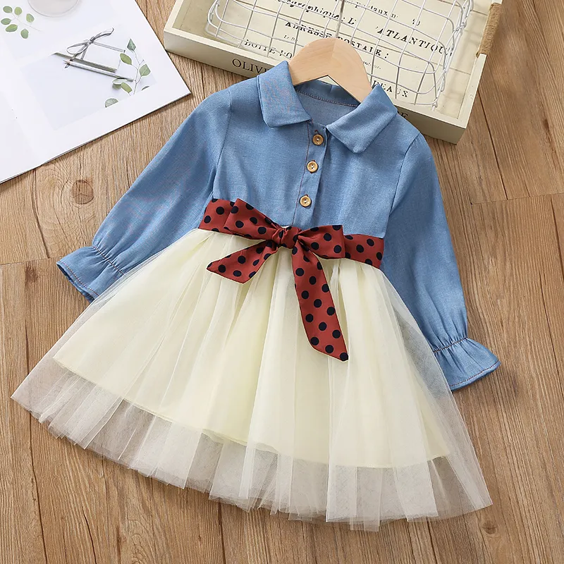 2 unidades Criança Menina Saia de várias camadas Bonito Vestidos  big image 1