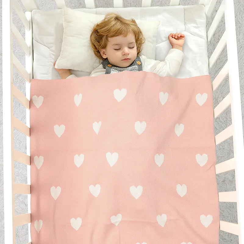 100% puro algodão bebê malha cobertor vestível, adequado para carrinho, berçário, viagem  image 2