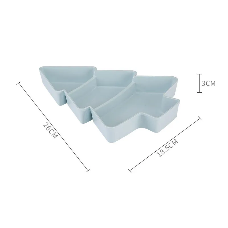 Christmas Tree Dried Fruit Plate Snack Plate Household Fruit Tray Melon Seeds Dried Fruit Tray  image 5