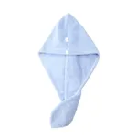 Women Hair Towel Wrap Multifunction Super Absorbent Quick Dry Hair Turban for Drying Hair Light Blue