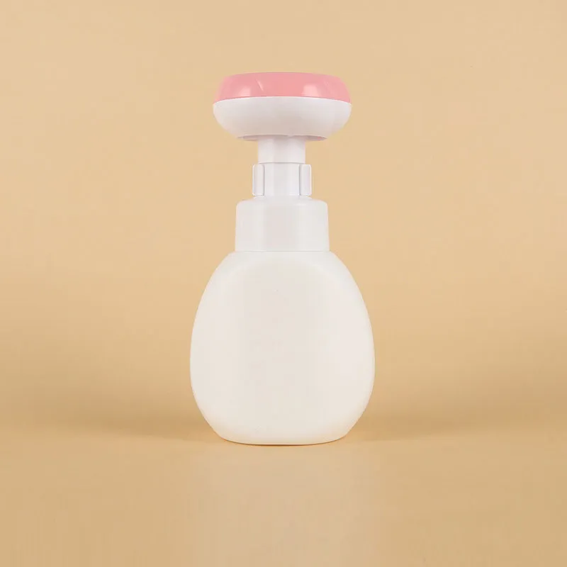 

300ML Flower Type Foaming Soap Dispenser Refillable Pump Bottle for Shower Gel Liquid Hand Soap Facial Cleanser Bathroom Supplies
