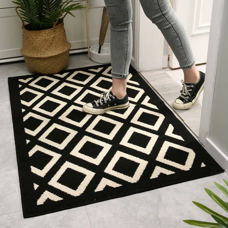 Door Mat Durable Non-Slip Front Doormat Absorbent Indoor Outdoor Door Rug for Home Entryway Patio High Traffic Areas