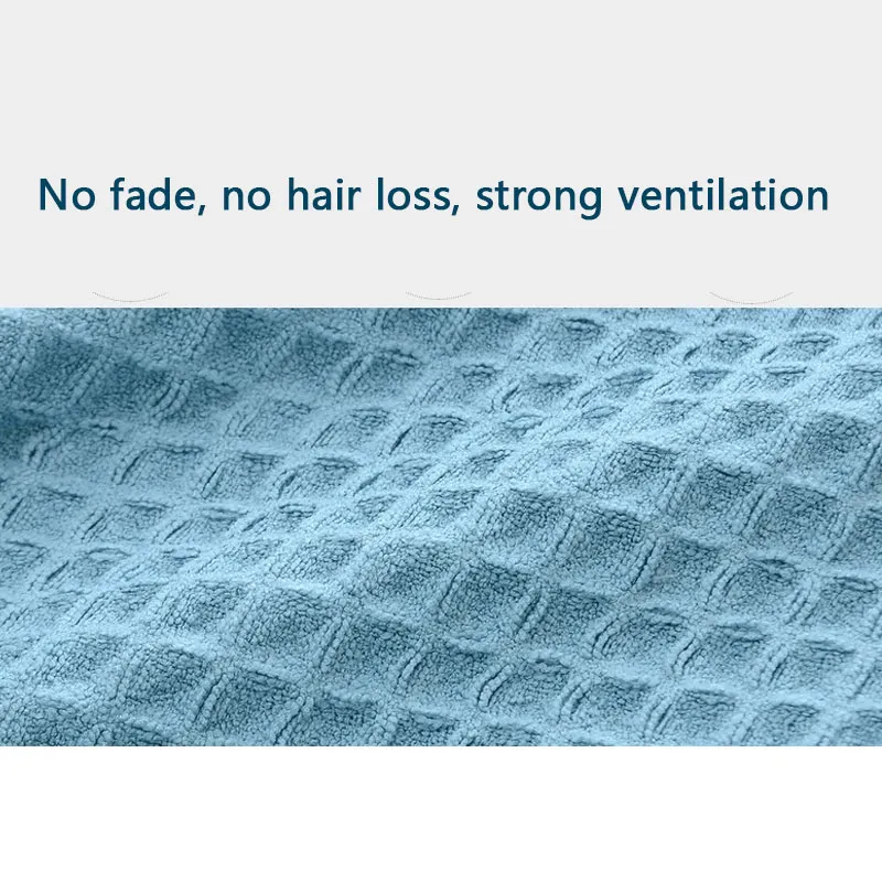 Honeycomb Weave Soft Quick Dry Lint Free Towel Dark Grey image 4