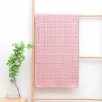 Honeycomb Weave Soft Quick Dry Lint Free Towel Pink
