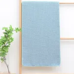 Honeycomb Weave Soft Quick Dry Lint Free Towel Turquoise