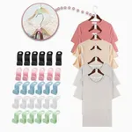 10/30pcs Clothes Hanger Connector Hooks Hanger Extender Clips Cascading Hanger Hooks for Wardrobe Space Saver and Organizer Closets White image 2