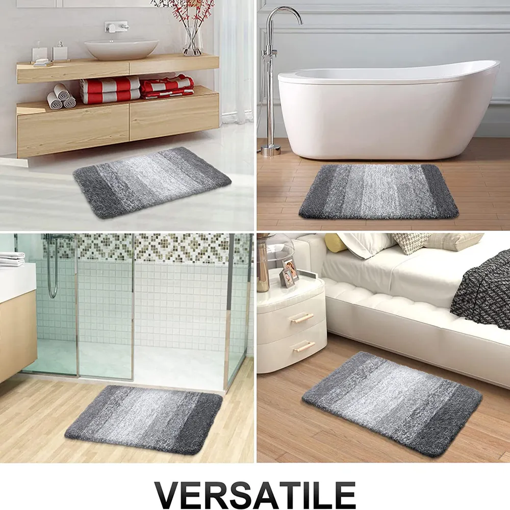 Bathroom Rugs Super Soft Absorbent Non Slip Bath Mat for Bathroom Bedroom Kitchen Door Mat Floor Mat big image 6