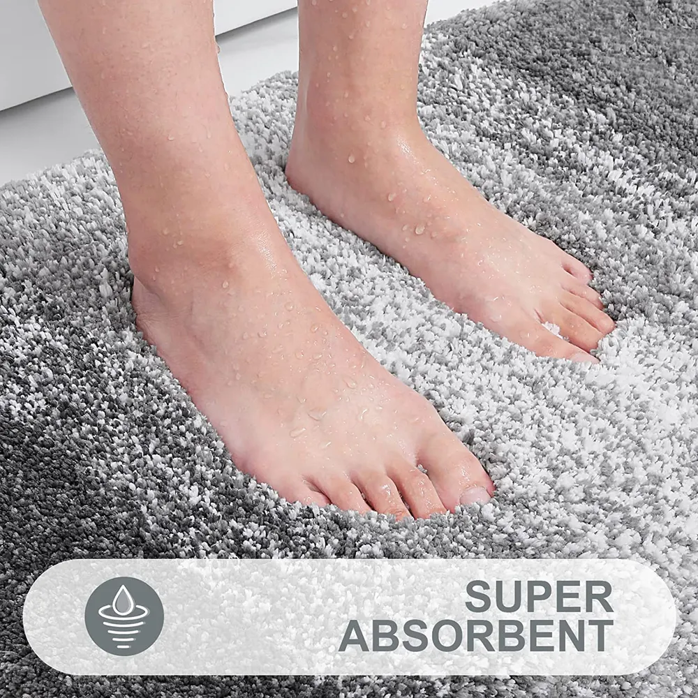 Bathroom Rugs Super Soft Absorbent Non Slip Bath Mat for Bathroom Bedroom Kitchen Door Mat Floor Mat big image 2