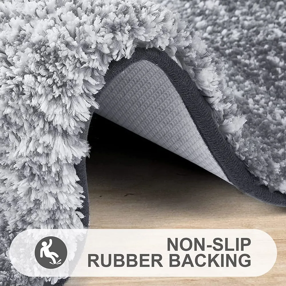 Bathroom Rugs Super Soft Absorbent Non Slip Bath Mat for Bathroom Bedroom Kitchen Door Mat Floor Mat big image 4