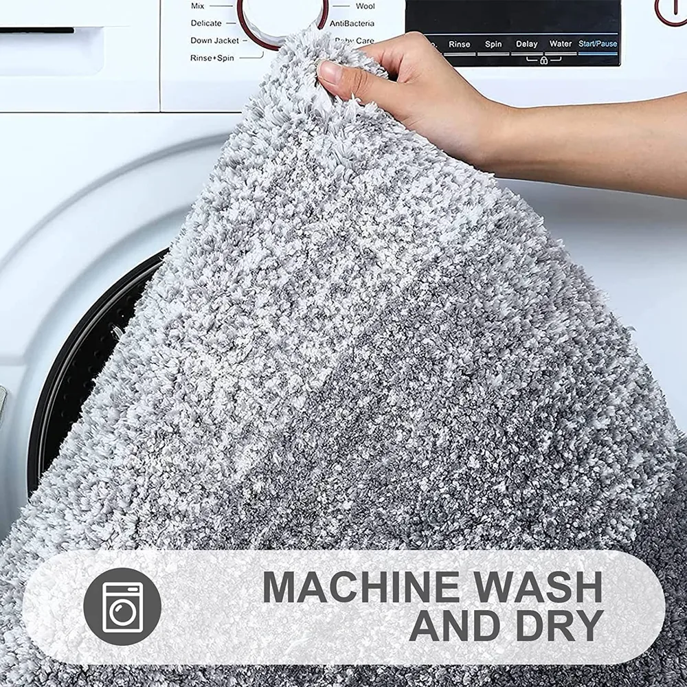 Bathroom Rugs Super Soft Absorbent Non Slip Bath Mat for Bathroom Bedroom Kitchen Door Mat Floor Mat big image 5