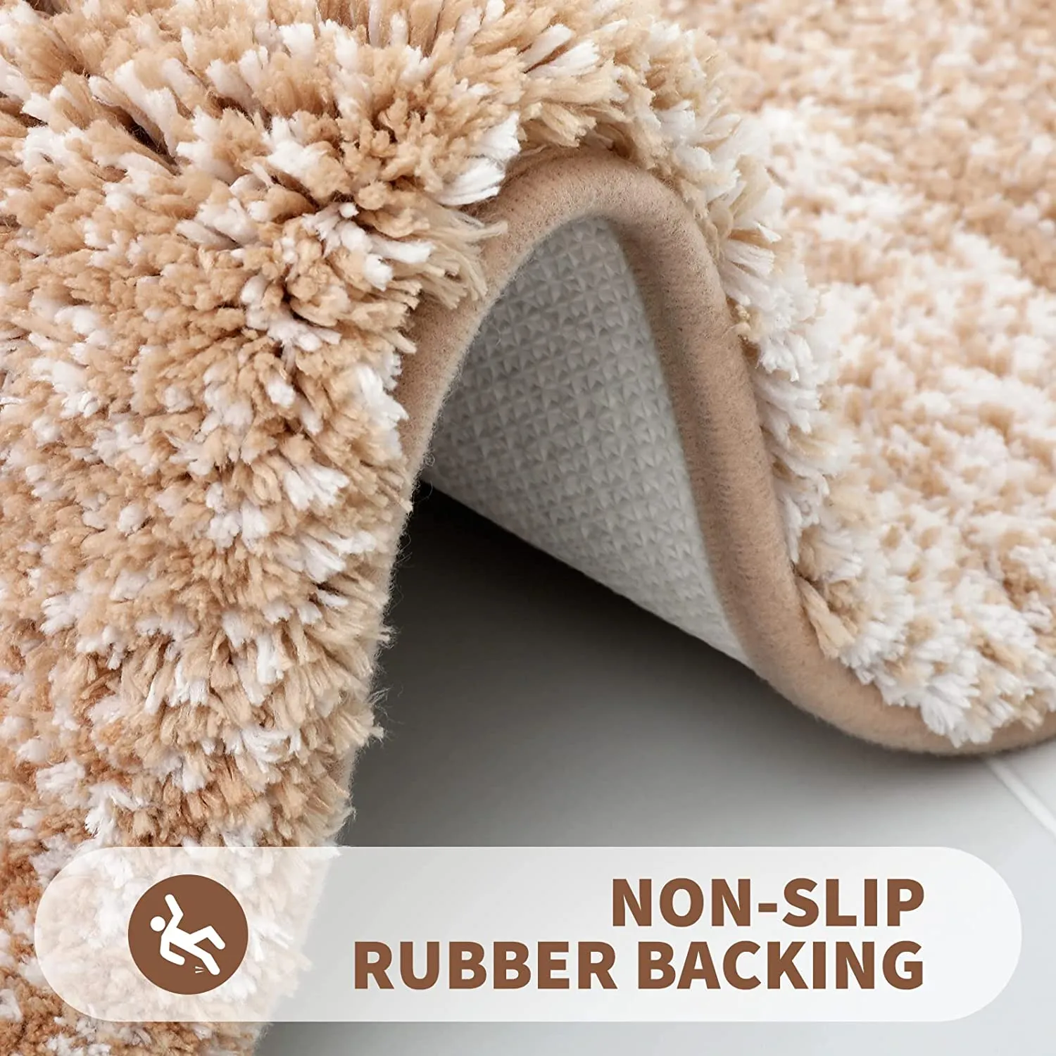 Tapetes de casa de banho Super Soft Absorbent Non Slip Bath Mat para o banheiro Quarto Kitchen Door Mat Tapete de chão  image 4