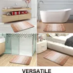 Tapetes de casa de banho Super Soft Absorbent Non Slip Bath Mat para o banheiro Quarto Kitchen Door Mat Tapete de chão  image 6