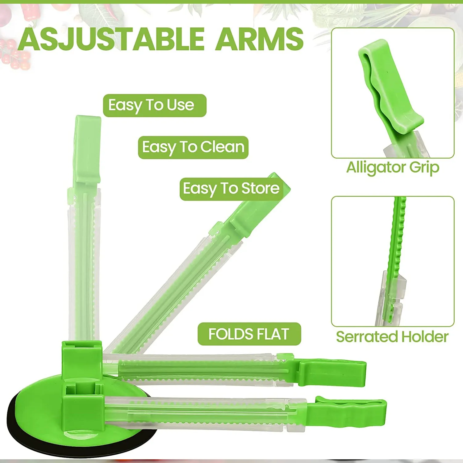 2-pack/4-pack Holder for Food Prep Bag/Plastic Freezer Bag/Ziplock Bag Holder Stand, Meal Planning/prep Bag Holders Light Green image 6