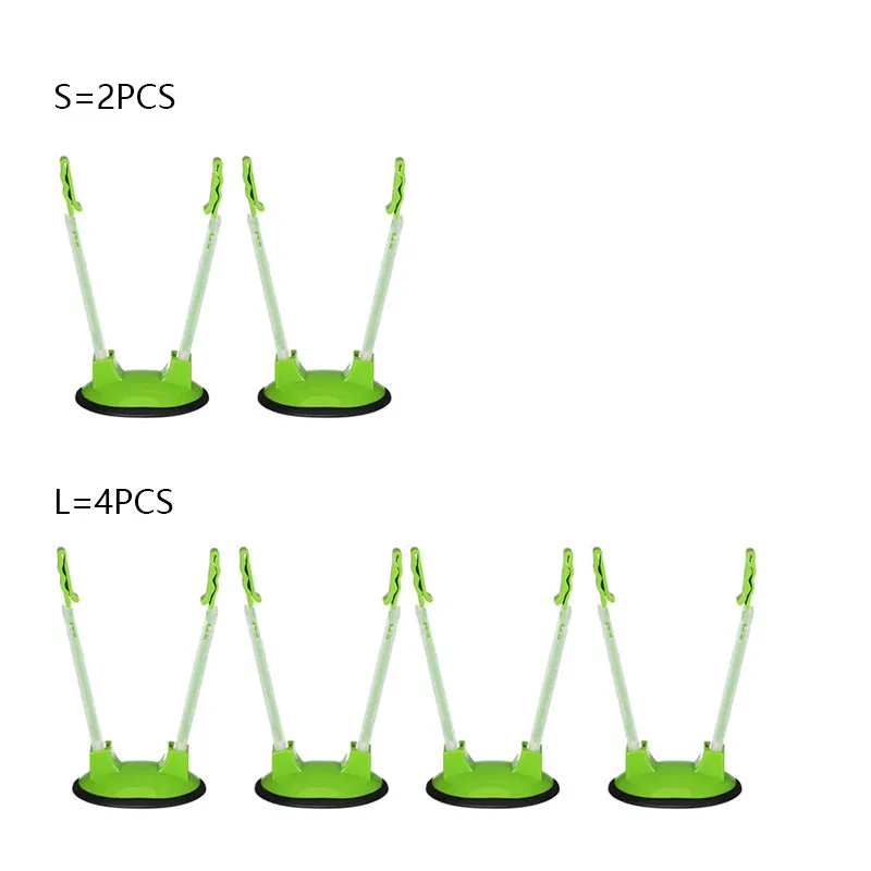 2-pack/4-pack Holder for Food Prep Bag/Plastic Freezer Bag/Ziplock Bag Holder Stand, Meal Planning/prep Bag Holders Light Green big image 1