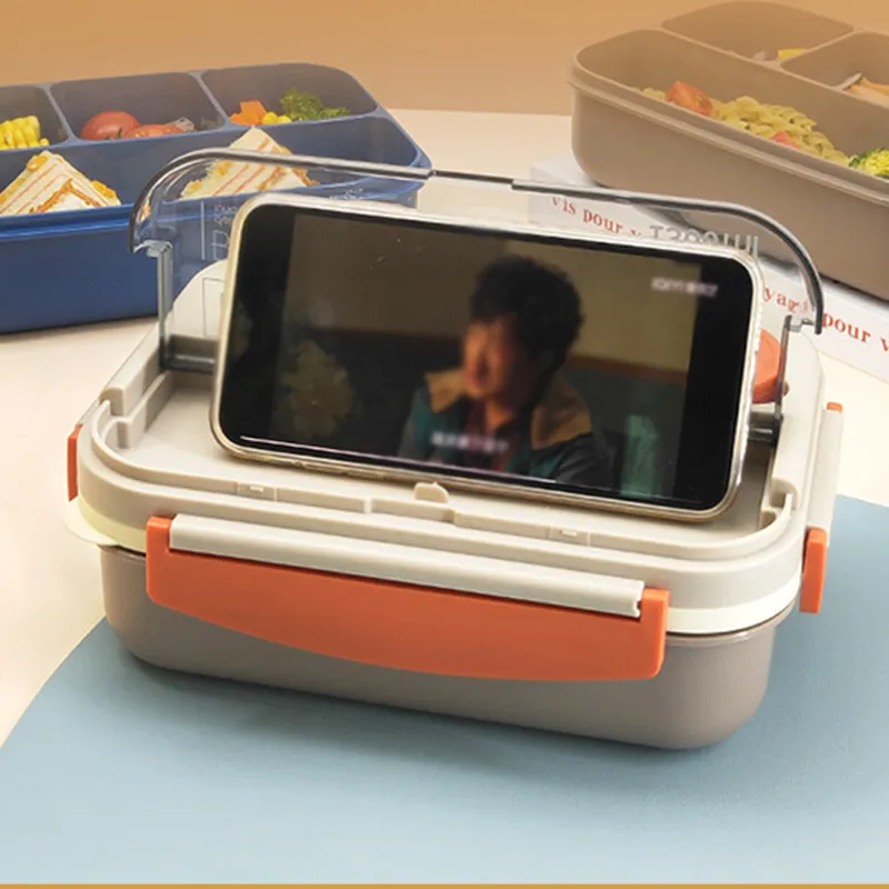 Bento Box Student Lunch Box, Ideal Leak Proof Lunch Box Containers, Microwave Safe Lunch Containers   big image 4