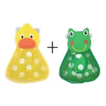 Baby Shower Bath Toy Storage Bag Little Duck Little Frog Net Bathroom Organizer Color-A