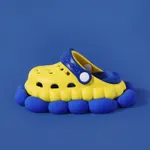 Toddler / Kid Two Tone Hollow Out Vented Clogs Yellow
