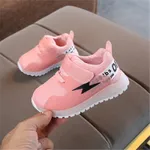 Baby / Toddler Lightning Print LED Sport Shoes Pink image 3