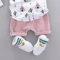 2件 嬰兒 男 POLO領 仙人掌 學院 短袖 嬰兒套裝  image 2