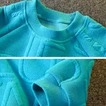 Toddler Boy/Girl Letter Textured Solid Pullover Sweatshirt  image 6