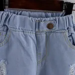 Baby / Toddler Fashion Ripped Loose Fit Denim Jeans   image 6