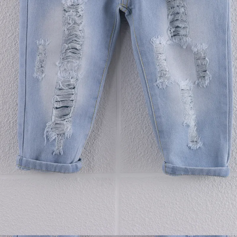 Bambino piccolo Ragazzo Foro Avant-garde Jeans Blu big image 1