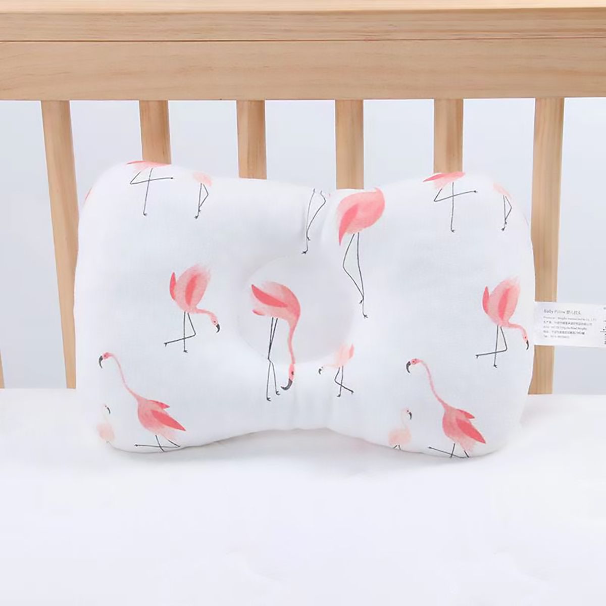 100% Cotton Baby Newborn Sleeping Pillow To Help Prevent And Treat Flat Head Syndrome