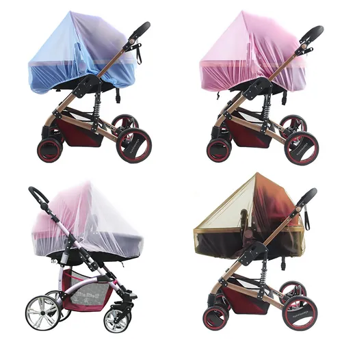 Mosquito Net for Stroller Durable Portable Folding Bug Net Stroller Accessories