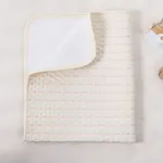 100% coton imperméable bébé couches couches matelas à langer lavable réutilisable nouveau-né couche matelas à langer Abricot