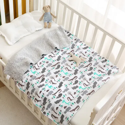 Baby Fleece Blankets Soft Plush Home Blanket Kids Bedding for All Seasons