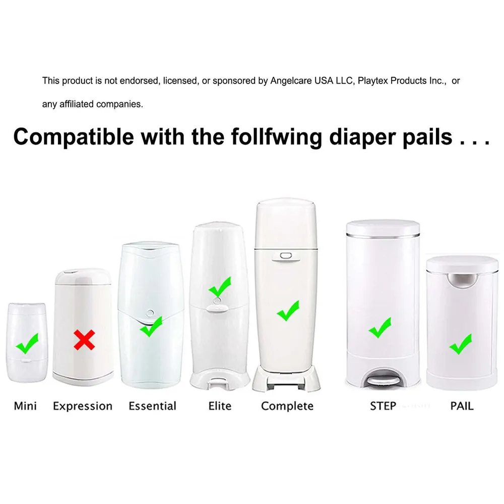 Baby Diaper Pail Refills for Diaper Genie Pails big image 3