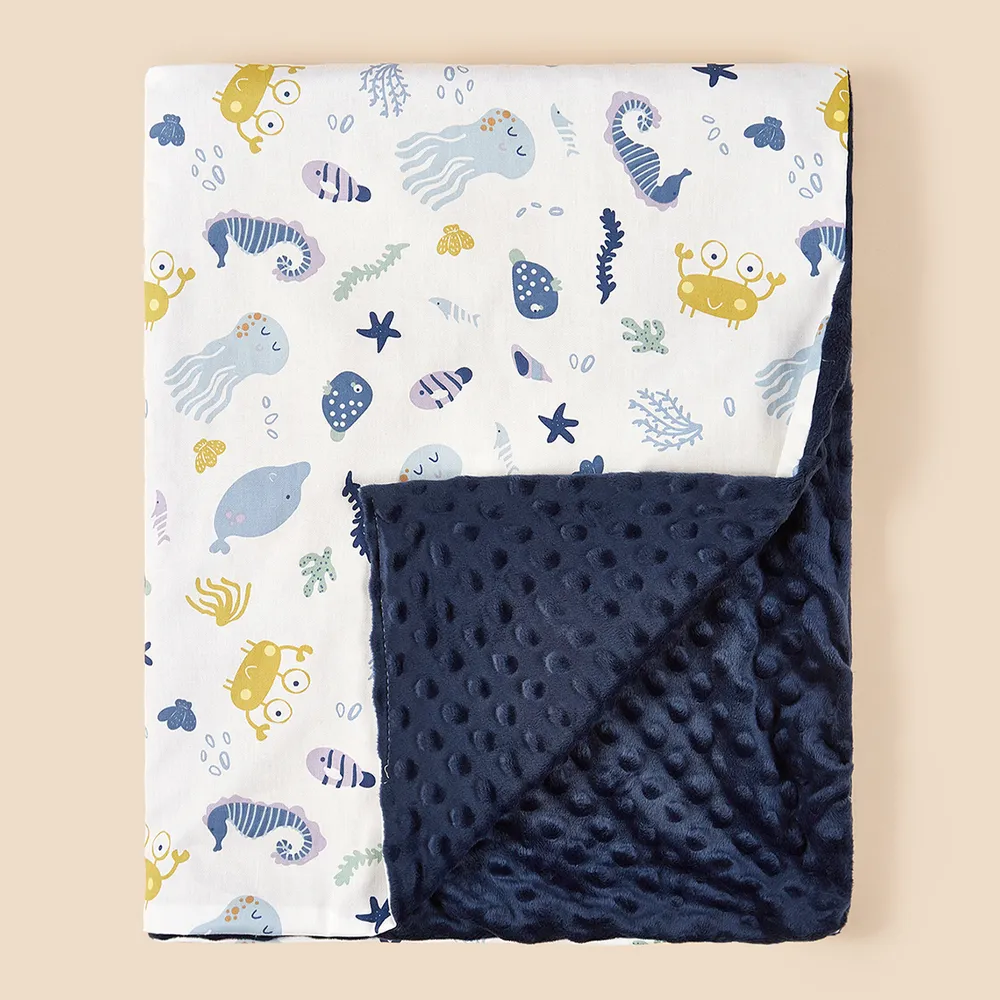 Baby Print Blanket, Soft and Warm Spring and Autumn Stroller Blankets for Newborn Infant and Toddler big image 2