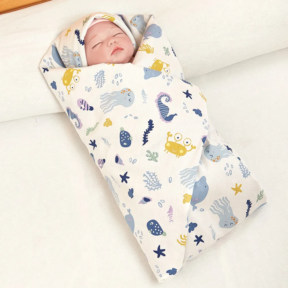 Baby Print Blanket, Soft and Warm Spring and Autumn Stroller Blankets for Newborn Infant and Toddler  big image 4
