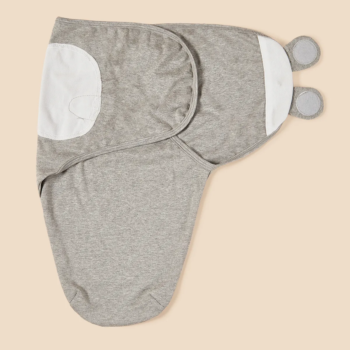 100% Baumwolle Unisex Baby Frühling-Sommer Ultraweiche Schlafsäcke hellgrau big image 1