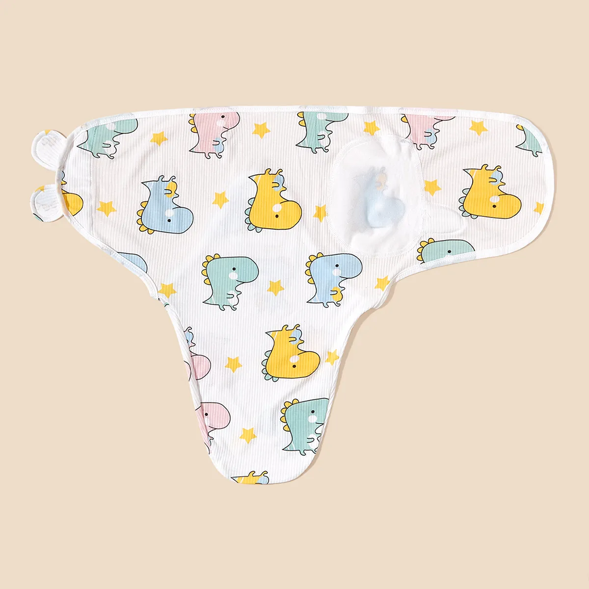 Saco de dormir de algodão unissex para bebês - Espessura média com design de zíper anti-chute Verde Pálido image 5