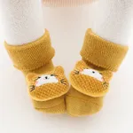 Baby / Toddler Cute Cartoon Animal Thermal Socks Yellow