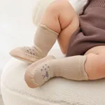 Baby Cartoon Jacquard Antiskid Floor Socks Coffee