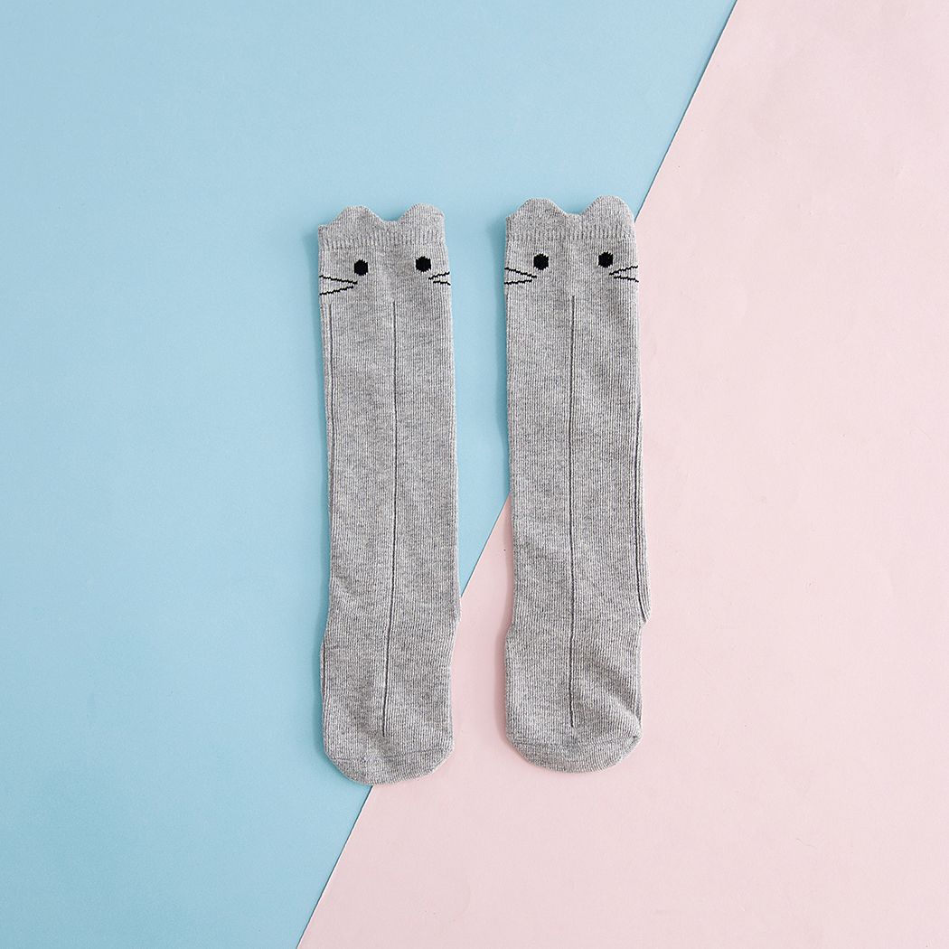 

Baby Cute Cartoon Solid Long Stockings
