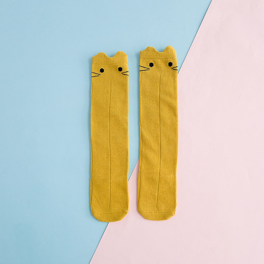 

Baby Cute Cartoon Solid Long Stockings