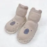 Baby Cartoon Jacquard Antiskid Floor Socks Khaki